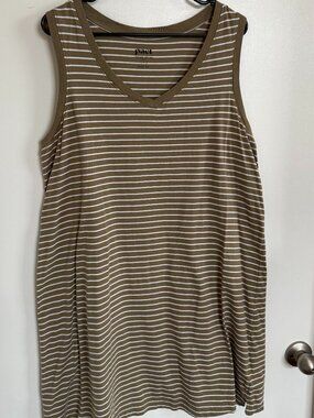 Pact sleeveless t-shirt dress